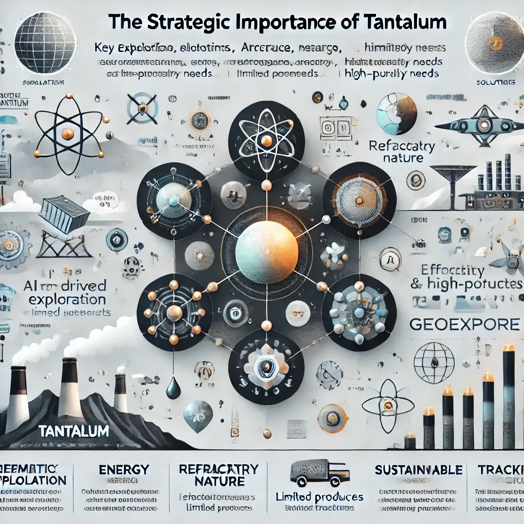 The Importance of Tantalum: Challenges in Exploration, Processing, and Supply Chain Management